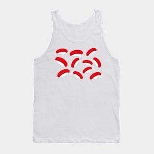 Sushi Simple Minimal Pattern Japan Art Anime Food Logo Tank Top